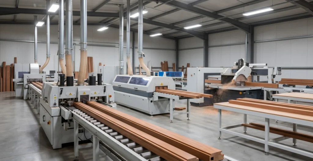 hardhout groothandel productie vingerlassen schaven tropisch hardhout houtplex