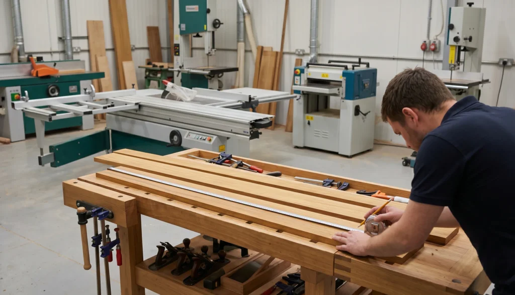iroko hout verwerking kozijnprofiel werkplaats tropisch hardhout houtplex productie