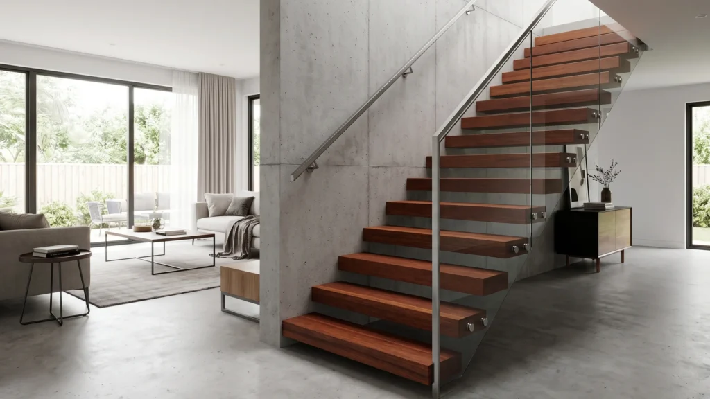 merbau hout traptreden traphout duurzaam hardhout interieur slijtvastheid houtplex