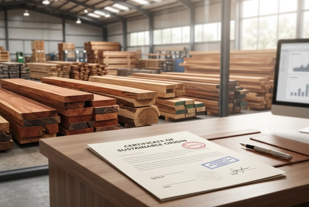 FSC PEFC CoC certificaat houtinkoop documentatie chain of custody verificatie houtplex