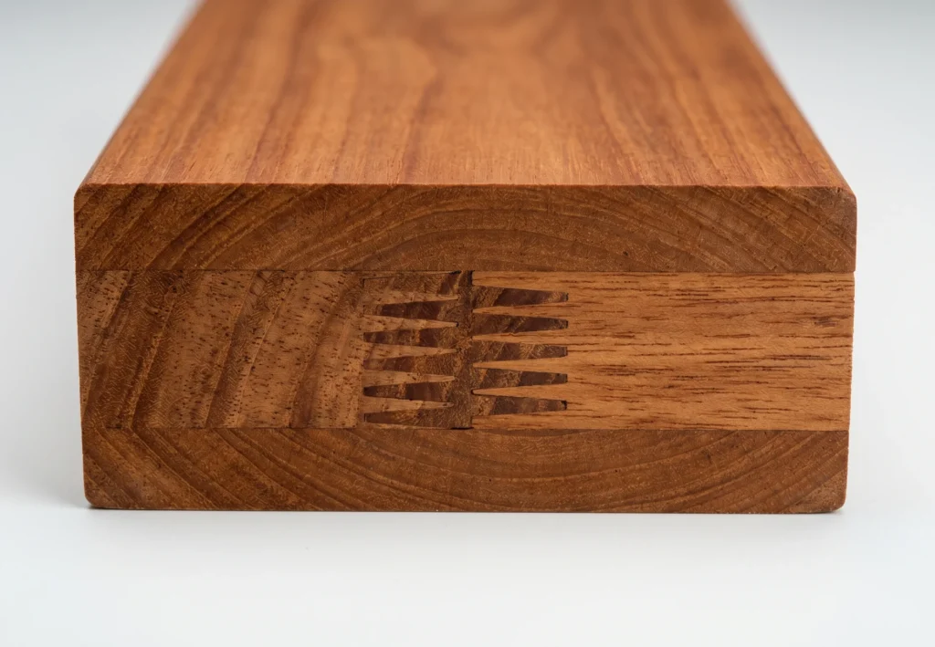 hout lamineren DKD opbouw doorsnede gelamineerd profiel kern buitenlamellen kozijn