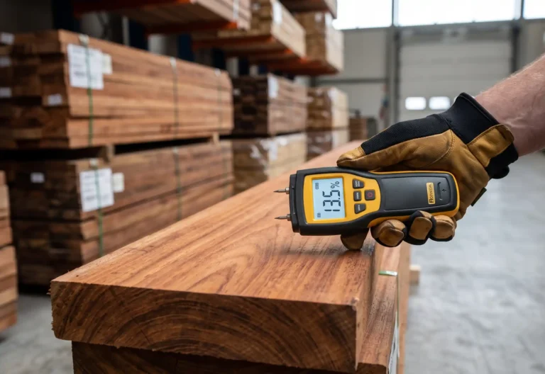 hout vochtgehalte meten vochtmeter kwaliteitscontrole hardhout houtplex nederland