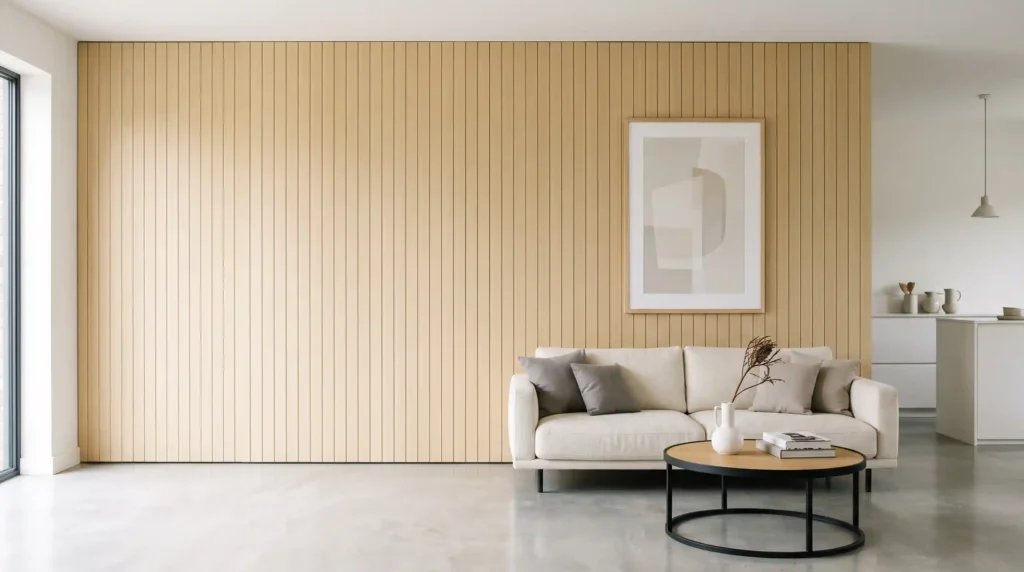 seraya white gerutu interieur lambrisering betimmering licht hout houtplex
